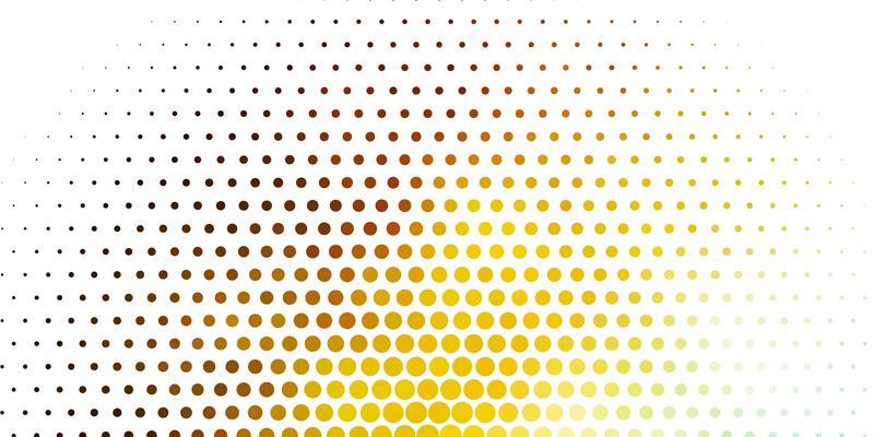 Light Blue, Yellow vector pattern with spheres. Colorful illustration with gradient dots in nature style. Design for posters, banners.