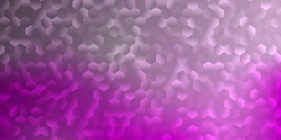 Light pink vector template in a hexagonal style.