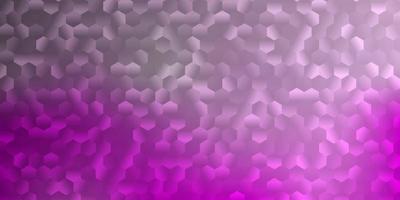 Light pink vector template in a hexagonal style.