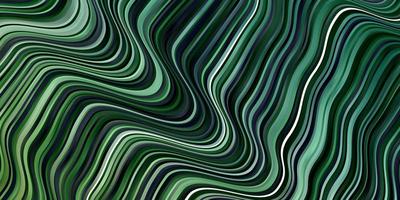 Light Blue, Green vector background with lines. Brand new colorful illustration with bent lines. Pattern for booklets, leaflets.