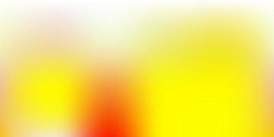 Light Yellow vector abstract blur backdrop.