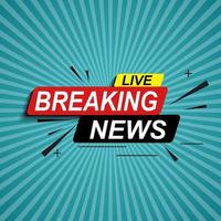 Live Breaking News Abstract Background Vector Illustration