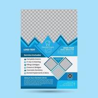 Dental Flyer Design Template vector