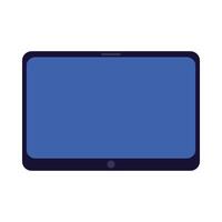 Isolated digital tablet vector design