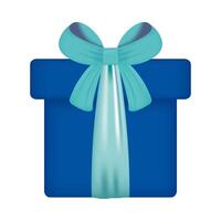 Gift with bowtie vector design