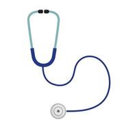 Isolated medical stethoscope vector design