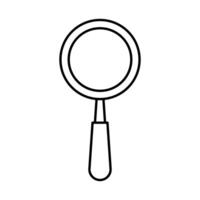 magnifying glass search isolated icon vector