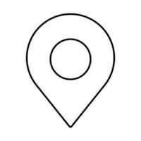 pin pointer location mark icon vector