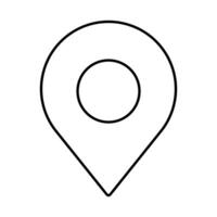 pin pointer location mark icon vector