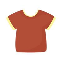 Isolated red tshirt icon vector design