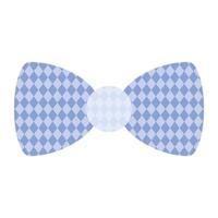 blue bowtie accessory vector