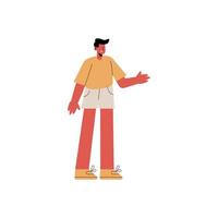 young boy character vector