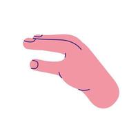 touch hand gestures vector