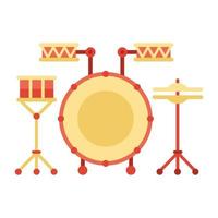 drums battery instrument vector