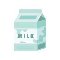 milk box packing vector