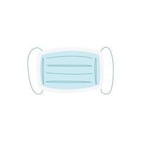 medical mask protection accessory icon vector