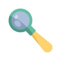magnifying glass searching isolated icon vector