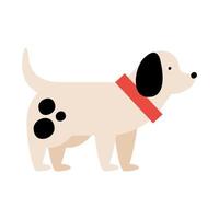 cute little dog mascot character vector