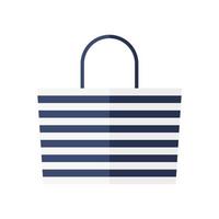 Summer striped bag vector design