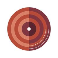 gong instrument icon vector design