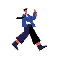 man cartoon with suit vector design