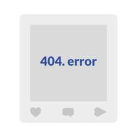 error of web design vector illustration
