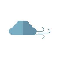 cloud with wind vector design