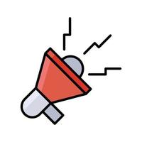 megaphone icon isolated vector design