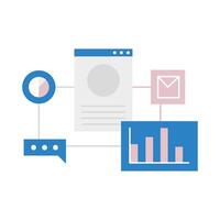 web design icon set vector illustration