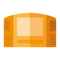 orange videogame console box vector design