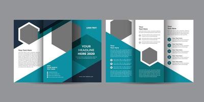 Business  Trifold Brochure Design vector