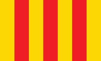 Foix region of France officially flag vector