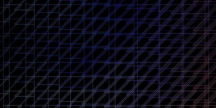 Dark Blue, Red vector layout with lines. Geometric abstract illustration with blurred lines. Pattern for websites, landing pages.