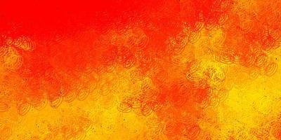 Dark orange vector layout with circle shapes.