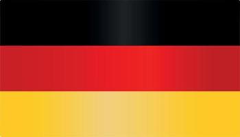 germany  flag symbol flat vector with gradient color