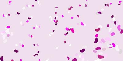 Light pink vector template with abstract forms.