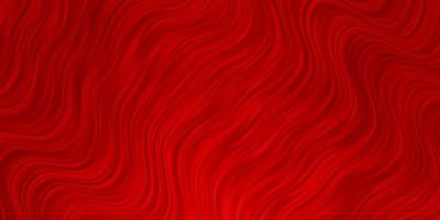 textura de vector rojo claro con líneas torcidas. Muestra geométrica colorida con curvas de degradado. patrón para folletos comerciales, folletos