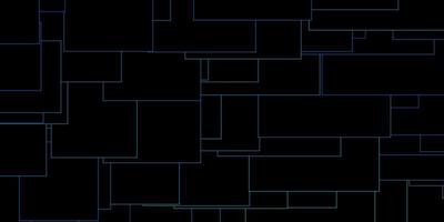 Dark BLUE vector pattern in square style. New abstract illustration with rectangular shapes. Template for cellphones.
