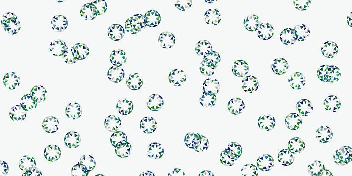 Light green vector pattern with spheres.