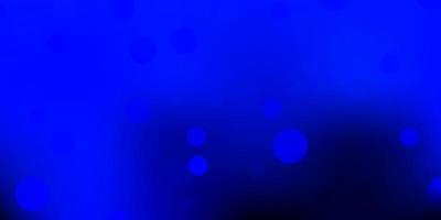 Dark blue vector background with random forms.