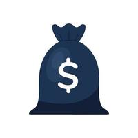 money sack with dollar symbol vector