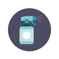 spray bottle product isolated icon vector