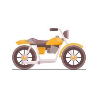 scrambler motorbike old style vehicle vector