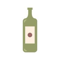 wine bottle drink isolated icon vector