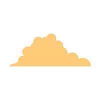 cloud sky floating isolated icon vector