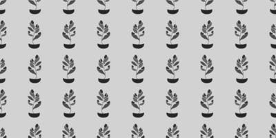 Cute floral, plant vector seamless pattern. Elegant template for fashion prints, fabric, textile, wallpaper, wall art, invitation, packaging. Ready to use