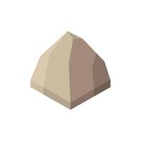 rock park Isometric style icon vector