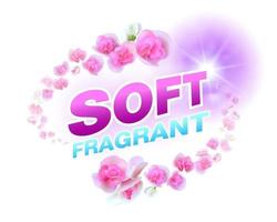 Soft fragrant design template vector