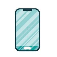 Isolated digital smartphone vector design