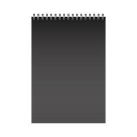 Isolated mockup notebook vector design